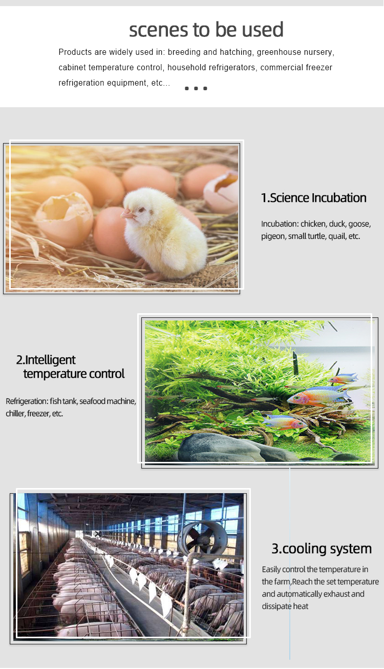 W1209 WK DC12V LED digital thermostat thermometer temperature switch temperature controller +NTC sensor(图5)