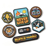 Patch en silicone personnalisé, logo en caoutchouc gaufré, en relief, moulé, rond, souple, durable, imperméable, flexible, élastique, OEM, ODM, vente en gros