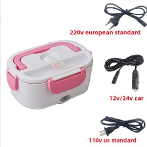 Boîte à <span class=keywords><strong>lunch</strong></span> chauffante électrique 1,5 L en acier inoxydable 304, récipient chauffant portable pour aliments, pour le bureau et la maison, certifié CE FDA - Product Image 6
