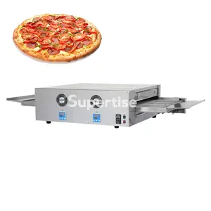 Elektrische Transportband Pizza Oven Voor Koop, Rvs 32 Inch Commerciële Elektrische Transportband Pizza Oven