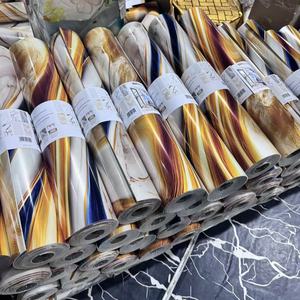 <span class=keywords><strong>Papel</strong></span> Tapiz Autoadhesivo Impermeable con Patrón de Mármol para Renovar Puertas, Armarios, Dormitorios y Comedores - Product Image 4