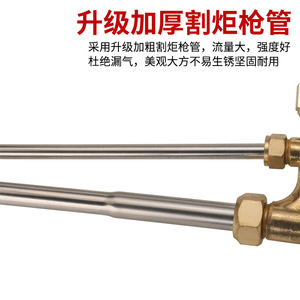 ชุดตัดเหล็กสแตนเลส G01-30/100 พร้อมท่อออกซิเจนและใบมีดสำหรับงานเชื่อม - Product Image 3