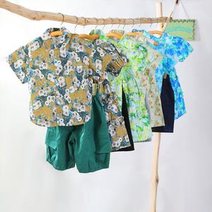 Estilos impresos personalizados Brother Sister <span class=keywords><strong>disfraz</strong></span> niños niñas vestidos de verano conjunto de ropa conjuntos de ropa para niños - Product Image 4
