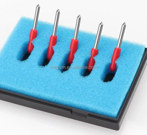 Plotter de corte personalizado OEM de carburo de tungsteno pulido de alta rigidez de 45 grados Mimaki <span class=keywords><strong>Summa</strong></span> modelo 1,5mm diámetro 19mm - Product Image 4