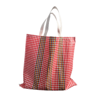 Prix usine multicolore petite stratification polypropylène/pp tissé/raphia sac à provisions/sac/sacos avec poignée exportés au Pérou