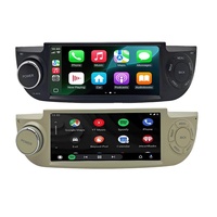 Autoradio Android 16 6,86 pouces avec écran tactile Bluetooth pour Fiat 500 2007-2015, CarPlay sans fil, GPS, double USB, WiFi, RDS