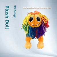 Peluche Lion Super Douce et Colorée avec Rembourrage en Coton PP - Cadeau d'Anniversaire & Anti-Stress