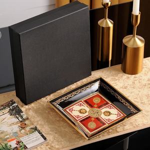 Four Port Cigar <b>Ashtray</b> Home Restaurant Office Ceramic High-end Gift <b>Ashtray</b> - Product Image 3