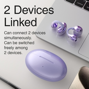 Audífonos Inalámbricos TWS HM-11 con Clip para Oreja, Diseño Abierto, Sonido Estéreo de Alta Fidelidad, para Deportes, Compatibles con 2 Dispositivos, Novedad 2024 - Product Image 6