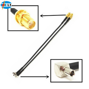 Usine Directe En Gros SMA Femelle à SMA Mâle à Angle Droit DE Câble équipé de RF <span class=keywords><strong>RG174</strong></span>/<span class=keywords><strong>U</strong></span> - Product Image 1