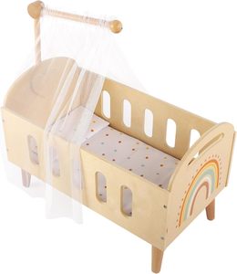 Baby Doll Bunk Beds Doll <strong>Cribs</strong> for 18 Inch Dolls Wooden Doll Beds <strong>Cribs</strong> Fits <strong>American</strong> Girls (Wood 2 Pcs Beds) - Product Image 1