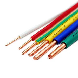 1, 5mm2 2, 5mm2 4mm2 6mm2 BV BLV 450/750V PVC isolou o cabo elétrico e o fio