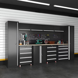 Armoire modulaire industrielle robuste à conception modulaire avec tiroirs à extension complète, rangement en acier robuste pour atelier et garage - Product Image 5