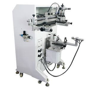 เครื่องพิมพ์ฉลากขวดแก้วแบบกึ่งอัตโนมัติรุ่นใหม่ยอดนิยม เครื่องพิมพ์สกรีนสำหรับกระดาษการ์ดเดี่ยวและหลอดนิ่ม ยอดขายสูงสุดในตลาด - Product Image 4