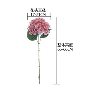 ดอกไฮเดรนเยียประดิษฐ์ CallaFloral สีชมพู สีม่วง สีแชมเปญ สำหรับตกแต่งงานแต่งงาน สไตล์งานฝีมือ - Product Image 4