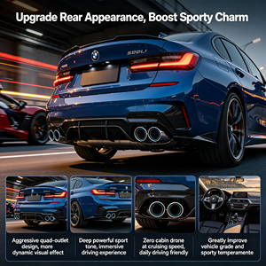 Tuyau de descente à haut débit avec catalyseur pour <span class=keywords><strong>BMW</strong></span> Série 3 G20 G28 330i 325i 2.0T B48 SS304 – Amélioration des performances d'échappement sport - Product Image 1