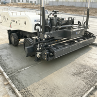 Machine à niveler au laser hydraulique certifiée CE, conception à bras télescopique pour les travaux d'aéroport et de construction industrielle