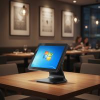 Vente en gros de haute qualité tout-en-un 15 pouces terminal de point de vente Windows/Android système de point de vente restaurant système de point de vente au détail pour la vente