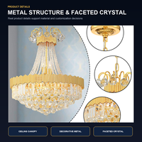 Lustres Modernes Nordiques sur Mesure pour Escaliers d'Hôtel, Décor de Mariage, Dorés, Salons, Grands Pendentifs en Cristal pour Plafonds Hauts, Luminaires de Luxe