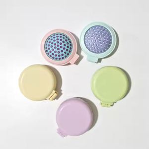 Custom Logo Mini Cute Plastic Folding Pocket Massage Comb Travel Hair Combs With <b>Makeup</b> Personalized Compact <b>Mirror</b> - Product Image 3