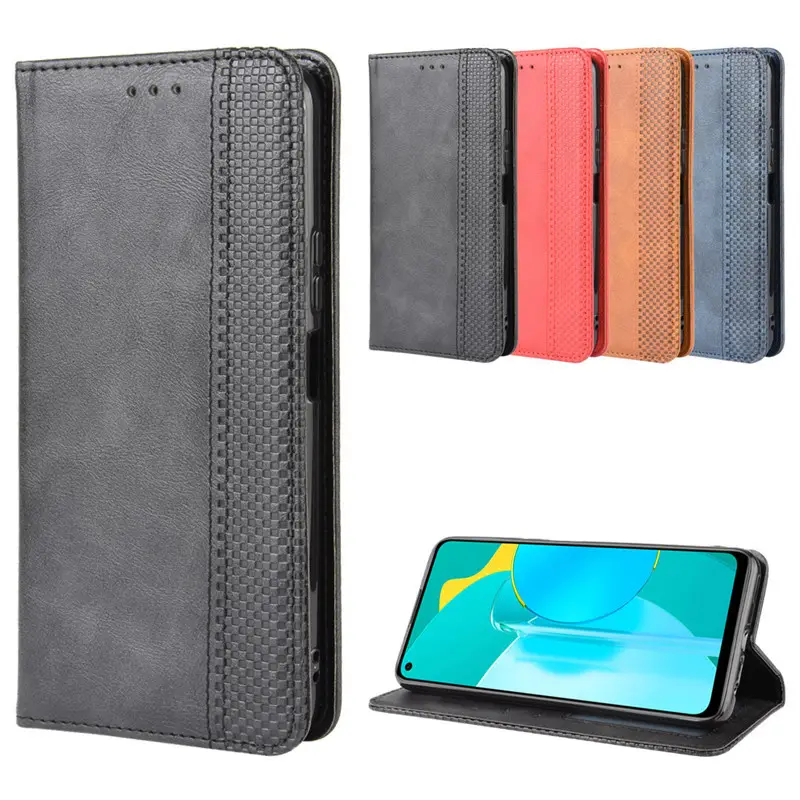 Jmax Retro Magnetic Buckle Flip PU Leather Wallet Phone Case For Huawei Honor 7 8 9 10 20 30 50 60 A C I S X Lite Pro Plus 2020