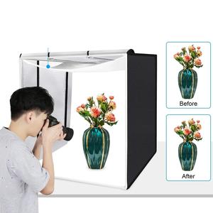 PULUZ Boîte à lumière pliable 80 cm, boîte <span class=keywords><strong>photo</strong></span> de studio, boîtes de photographie, éclairage <span class=keywords><strong>photo</strong></span> LED, studio de prise de vue, tente de studio, boîte à lumière douce 5080 - Product Image 3