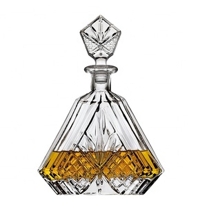 Ensemble de carafe à Whisky en cristal sans plomb, 700ml, avec 2 verres à Whisky à l'ancienne pour boisson chaude, pour Whisky, <span class=keywords><strong>Scotch</strong></span> ou vin - Product Image 2
