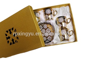 Popular <strong>Arabic</strong> Ceramic Turkish <strong>Tea</strong> <strong>Set</strong>, Gold Plated <strong>Tea</strong> <strong>Set</strong> - Product Image 4