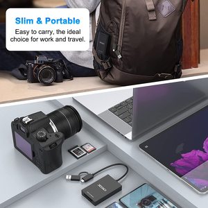 Hot Selling Tipo C USB 3.0 Alta Velocidade Leitor de Cartão de Memória 5Gbps XQD Adaptador de Cartão SD para Smartphone Computador Portátil Fácil Externo - Product Image 6