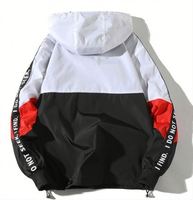 Veste Anorak Homme Yali en Patchwork Coloré, Coupe-Vent Streetwear, Personnalisable avec Logo