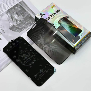 อุปกรณ์ป้องกันหน้าจอกระจกเทมเปอร์ป้องกันลายนิ้วมือสำหรับ <span class=keywords><strong>iPhone</strong></span> 12 MINI 5.4/12 6.1/12 Pro 6.1/12 6.1เพื่อความเป็นส่วนตัวป้องกันการสอดแนม - Product Image 2