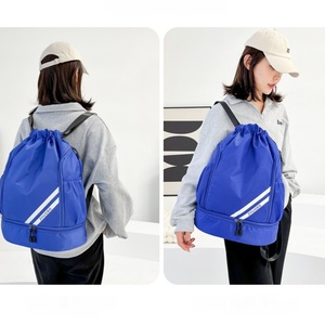 Factory <b>Promotion</b> Custom Logo Waterproof Gym Backpack <b>Bag</b> Wear-resisting Sport Gym Large <b>Travel</b> Daypack Drawstring Backpack <b>Bags</b> - Product Image 4