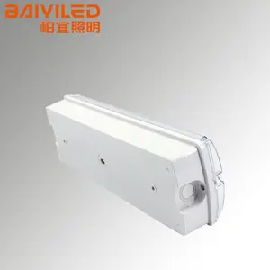 Lithium Battery Rechargeable IP65 Plastic Waterproof Emergency Lamp Bulkhead Emergency Light