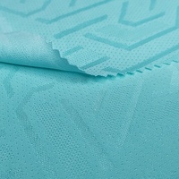 Stock Lot 100 Polyester Sport mèche maille Jacquard vêtements de sport tricot tissu pour T-shirt Football Jersey cyclisme Jersey