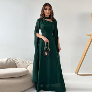 فستان سهرة فاخر من NPF للنساء، فستان أنيق لوصيفات العروس، فستان صيفي، فستان كاجوال، عباءة نسائية، فستان مسلم - Product Image 4