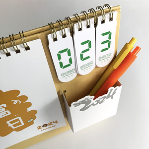 Bán buôn tùy chỉnh bìa cứng lịch Máy tính để bàn hàng ngày lịch quy hoạch cho bàn phụ kiện - Product Image 5