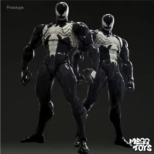 Figura de Acción Coleccionable de PVC Anime Venom Lethal Neighbor Spider Symbiotic Black Suit de Stock Mess Toys - Product Image 2