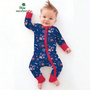 ชุดนอน<span class=keywords><strong>เด็ก</strong></span>อ่อน<span class=keywords><strong>ส</strong></span>ำหรับวันประกาศอิ<span class=keywords><strong>ส</strong></span>รภาพของจีน ผ้าไผ่เนื้อบางเบาสำหรับฤดูร้อน เห<span class=keywords><strong>ม</strong></span>าะ<span class=keywords><strong>ส</strong></span>ำหรับเด็กที่เป็นผื่นคัน ขายส่ง - Product Image 1