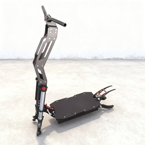 Cadre de trottinette électrique durable E11, pneu de 11 pouces, fourche ouverte de 150 mm, cadre de trottinette pliable, fourniture directe d'usine - Product Image 1