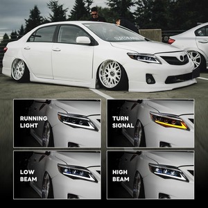 MOCELL pour Toyota – Feux de jour LED (DRL) – Nouveaux accessoires de voiture 6000K – Amélioration des feux de signalisation avant - Product Image 4