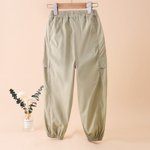 Pantalons de jogging <span class=keywords><strong>parachute</strong></span> pour enfants, printemps-été, unisexe, imprimé graphique, pantalons pour enfants, grands garçons et filles, taille élastique - Product Image 5