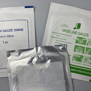 Pansement de gaze de <span class=keywords><strong>paraffine</strong></span> Écouvillon gaze de <span class=keywords><strong>vaseline</strong></span> médicale - Product Image 4