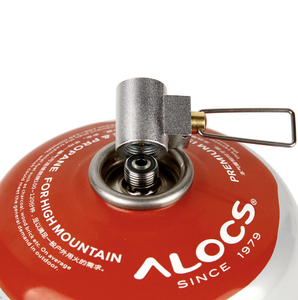 SOLO WILD Draagbare aluminium kacheladapter brander klep buiten kamperen converter gastank connector - Product Image 3