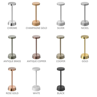 Lampe de bureau sans fil rechargeable pour hôtel Lampe à LED décorative pour la maison Lampes de chevet de luxe Lampe de table portable à LED