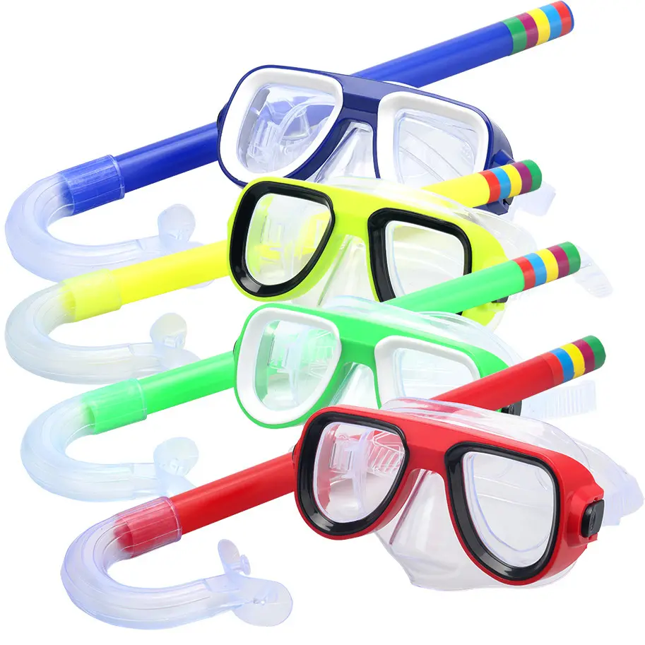 Trẻ em chuyên nghiệp của kính bơi không thấm nước với ống thở thiết lập cho lặn và lặn với ống thở thiết bị bơi