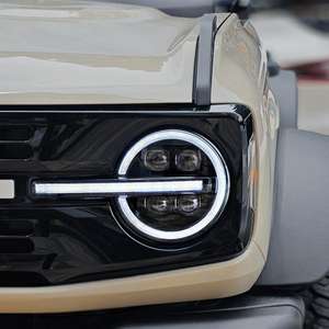 Faro Delantero para Automóvil DOS para <span class=keywords><strong>FORD</strong></span> <span class=keywords><strong>BRONCO</strong></span> 20-24, Conjunto de Faro con Lentes LED, Luces de Circulación Diurna Dinámicas, Intermitentes Fluidas - Product Image 2