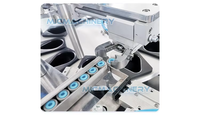 Machine automatique de remplissage et de bouchage de sachets à bec verseur 3000BPH pour sauces, boissons et liquides, 220V/380V