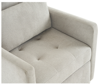 Canapé-lit en tissu KD Design avec lit escamotable, fauteuil convertible pour salon, chambre à coucher, chambre d'amis, meubles