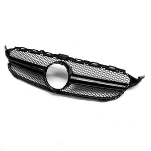 กระจังหน้าสไตล์ AMG สำหรับ Mercedes-Benz C-Class W205 วัสดุ ABS อะไหล่ทดแทน ปี 2015-2018 - Product Image 2