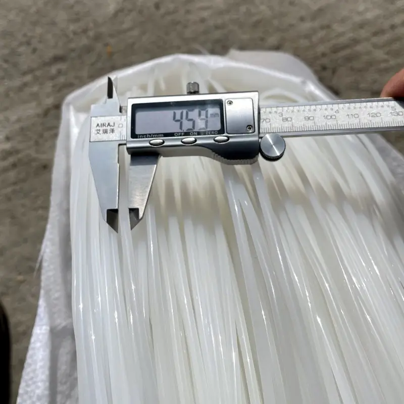4,5mm weiße Farbe Schnur Seil Angel garn Hot Sale Nylon Mono filament Angelschnur Verkaufs artikel Angelschnur